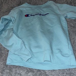 Blue champion crewneck